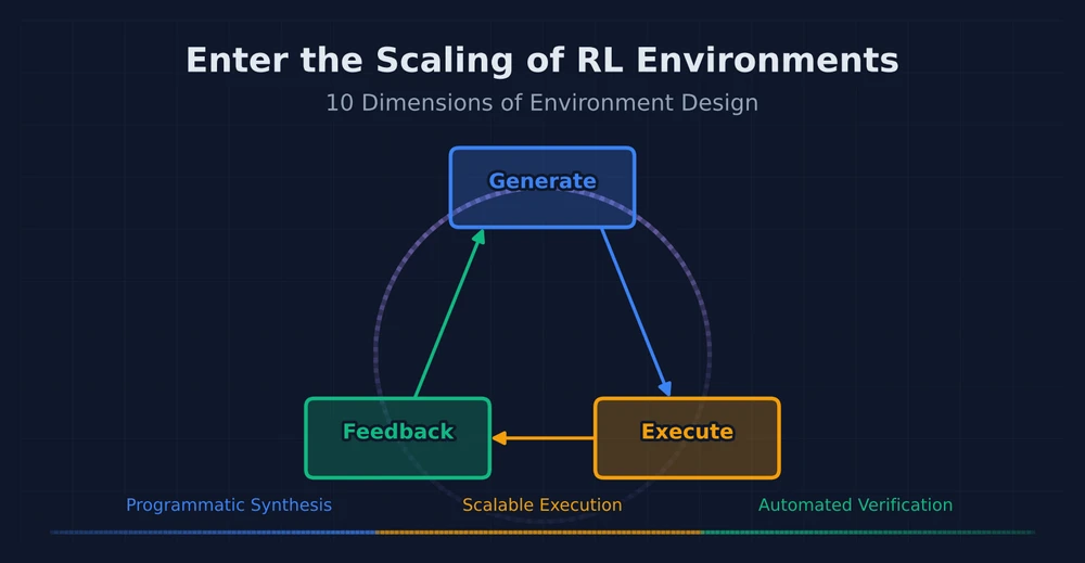 Cover image for Enter the Scaling of RL Environments